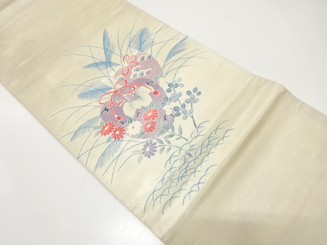 Japanese Kimono / Antique / Fukuro Obi Silk